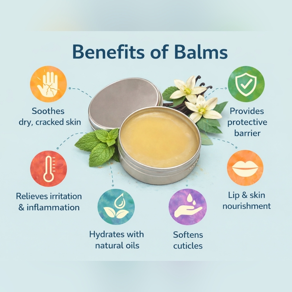 Hand Crafted Balm Blends 2oz Tin Assorted Scents - Picture 2 of 16